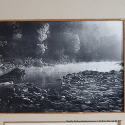 Sally Mann (b. 1951) Black And White Photograph Of Landscape Penciled Signed, Framed