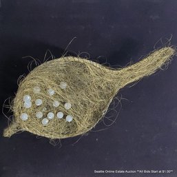 Kristin Tollefson Steel & Brass Wire Sculpture With Beaded Details