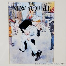 Barry Blitt Offset Lithograph Depicting  His 1996 New Yorker Cover Art, Signature In The Print, Framed
