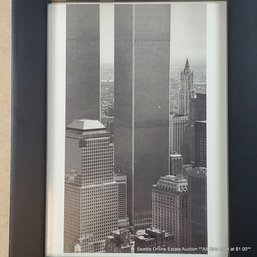 Martin J. Desht Offset Lithograph 'Lower Manhattan, New York, 1997' Printed By Photo/Chronicles Ltd., Framed