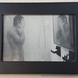 Randy Matusow Offset Lithograph 'The Shower' Printed By Flashcards, Inc. Circa 1986, Framed