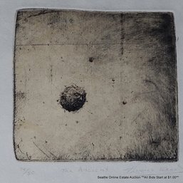Thomas Wood (1951-2022) PNW Artist Original Etching 'The Ancient' #46/50, Pencil Signed, Framed