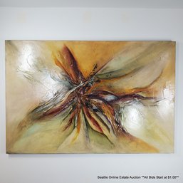 Deborah Valiquet-Myers Original Abstract Oil Painting On Canvas, Signed & Dated 2011  (LOCAL PICK UP ONLY)