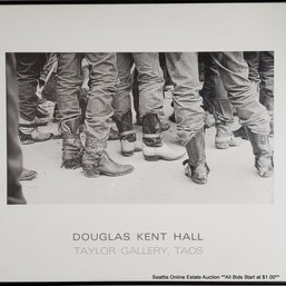 Douglas Kent Hall Vintage Offset Lithograph 'Mesquite, Texas 1973' Published By Taylor Gallery In 1981, Framed