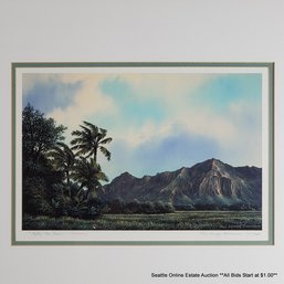 Roy George Swanson Offset Lithograph 'After The Rain' (Kauai) #101/450 With COA, Pencil Signed, Framed