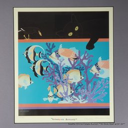 Rosalie Prussing Offset Lithograph 'Hawaiian Bandits' #63/750, Pencil Signed, Framed