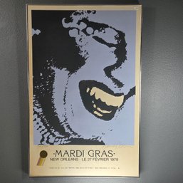 Danny Resnic Signed Serigraph Mardi Gras: New Orleans: Le 27 Fevrier 1979 #329/500, Framed