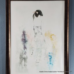 Richard Shepard (1926-2000) Lithograph 'Ballerina', Artist's Proof, Signed, 30' X 22' Framed