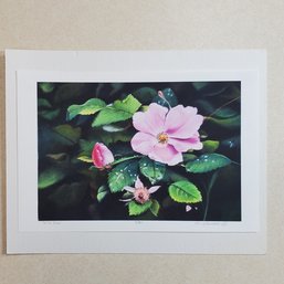 Lori Aylesworth Limited Edition Print 'Wild Rose' #9/350, Signed