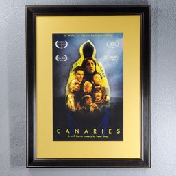 Peter Stray's 'Canaries' Autographed Movie Poster, Framed