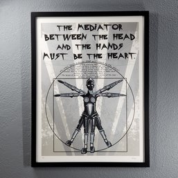 Rob Dragan Original Serigraph Printed By WMPress 'Vitruvian Maria' #8/60 With COA, Signed & Dated 2011, Framed