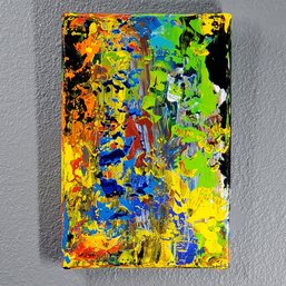 Ansgar Dressler Original Acrylic Painting  'Abstract Extract 302006' With COA, Signed & Dated 2015