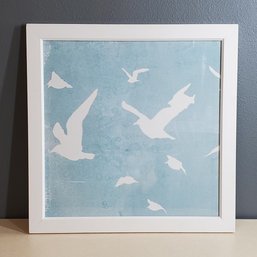 Jennifer Goldberger Archival Print 'Silhouettes In Flight I', Framed