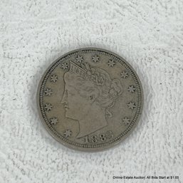 1883 Liberty Head Nickel No Cents Ungraded And Circulated