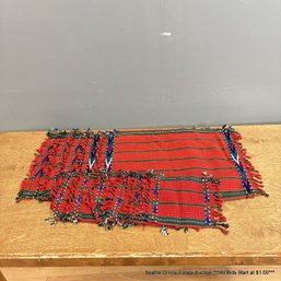 Guatemalan Hand Woven Placemats And Coasters Table Linens