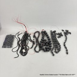 Lot Of Assorted Hematite  Beads