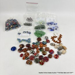 Large Lot Of Assorted Beads