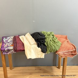 Lot Of Assorted Fabric Remnants