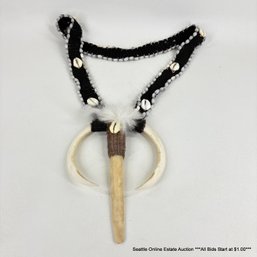 Papua New Guinea Boar Tusk Necklace