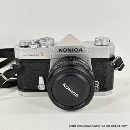 Konica Autoreflex T Vintage 35mm Camera With Nylon Strap