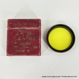 Vintage Leica Camera Lens Filter With Original Box