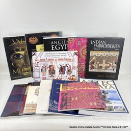 13 Textile, Jewelry, And History Reference Books