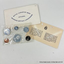 1967 Canadian Mint Six Coin Sealed Proof Set With Branded Envelope
