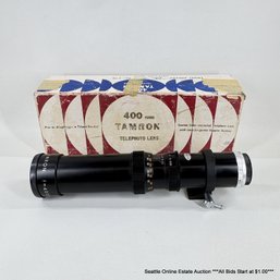 Tamron Vintage 400mm Telephoto Lens With Original Lens