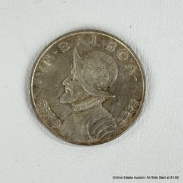 1947 90% Silver Ungraded And Circulate Republic Of Panama One Balboa Coin