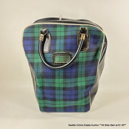 Vintage Tartan Plaid Bowling Ball Bag