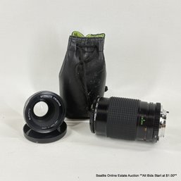 Spiralite Proxivar 55mm Series VII  And As-Is Rokinon MC Auto Zoom Vintage Camera Lenses
