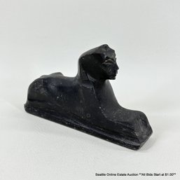 Carved Basalt Stone Figure Of The Great Sphinx Of Giza Statue