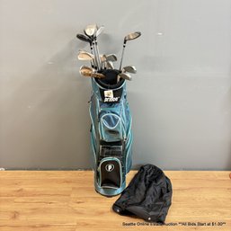 Set Of Golf Clubs Including Lelyland, Ping, And Tough Shots In Prince Golf Club Bag (LOCAL PICKUP ONLY)