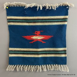 Vintage Mexican Wool & Cotton Woven Textile