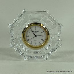 Waterford Crystal Small Mantel Clock