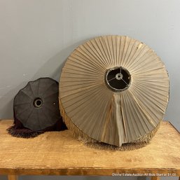 Two Vintage Victorian Style Lamp Shades (LOCAL PICK UP ONLY)