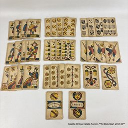 Vintage Swiss-German Jasskarten Deck Of Swiss-Suited Playing Cards By J. Muller & Cie