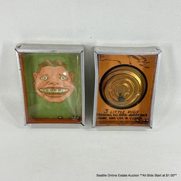 Goofy Luke And Goofy Pigs Vintage Puzzle Games