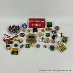 Lot Of Assorted Mostly U.S. Forest Service Pins