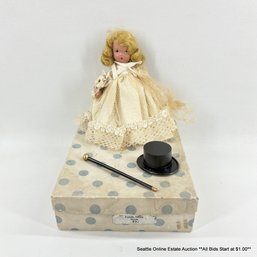 Vintage Nancy Ann Storybook Family Series Bride Doll With Original Box
