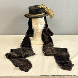 Early 19th Century Max Reiss Tyrolean Austrian Headdress