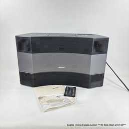 Bose Acoustic Wave Music System CD Player With Remote And Owner's Guide