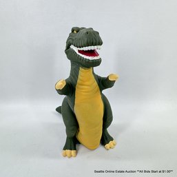 1988 The Land Before Time Sharptooth T-Rex Pizza Hut Promotional Rubber Hand Puppet