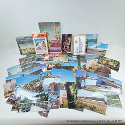 Vintage Scenes From Across America Photo Postcards And Souvenir Photo Sets