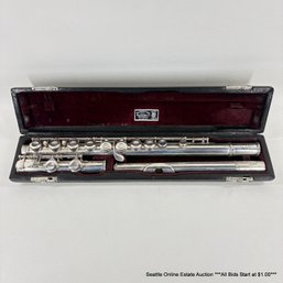 WM. S. Haynes Vintage Closed Hole Flute With Hard Sided Case