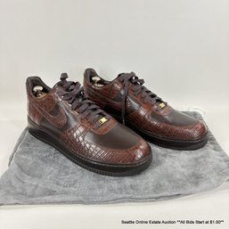 Nike Air Force 1 Low Crocodile Lux 25th Anniversary Limited Edition #1438 Style # 315583 221 00 Size: US 14