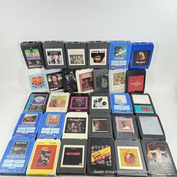 31 8-Track Tapes Including Commodores, The Isley Brothers, Commodores, The Crusaders