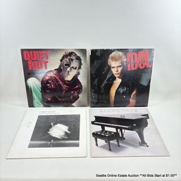 Billy Idol, Quiet Riot, Robert Plant, And Elton John Vintage Vinyl Records