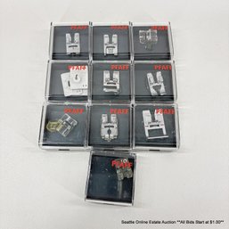 Pfaff Assorted Sewing Machine Feet And An Eyelet Plate Set In Original Containers