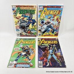 4 Marvel The Avengers Comic Book No. 183, 185, 190, 196 With 40 Cent Price Covers